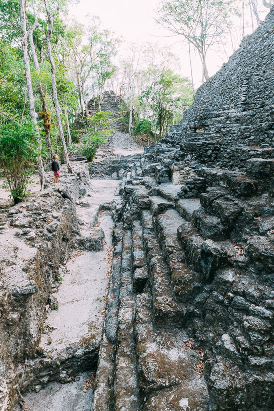 El Mirador exposed ruins