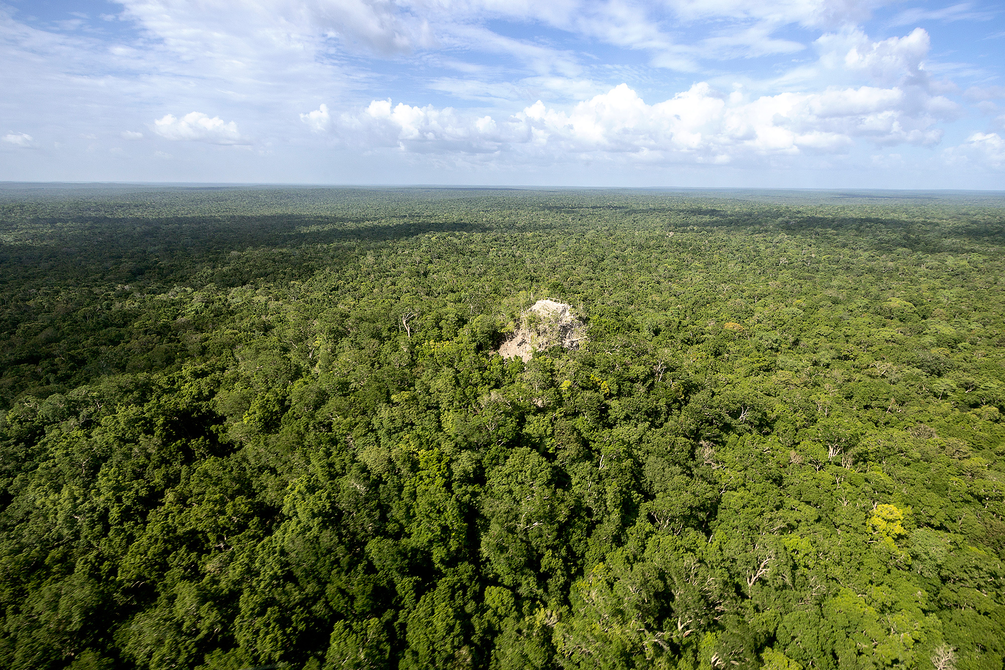 Vista aérea de La Danta